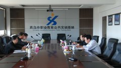 市教育局马宗明一行来学校和实训基地调研考察