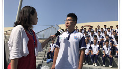 辉煌历程二十载  飒爽英姿展风采——山东省轻工工程学校参加青岛市军校成立20周年军训展示