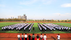 从此时，向未来！  ——山东省轻工工程学校2020级新生开学暨军训开训