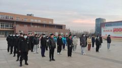 逐梦新年 扬帆起航——山东省轻工工程学校开展元旦升国旗唱国歌活动